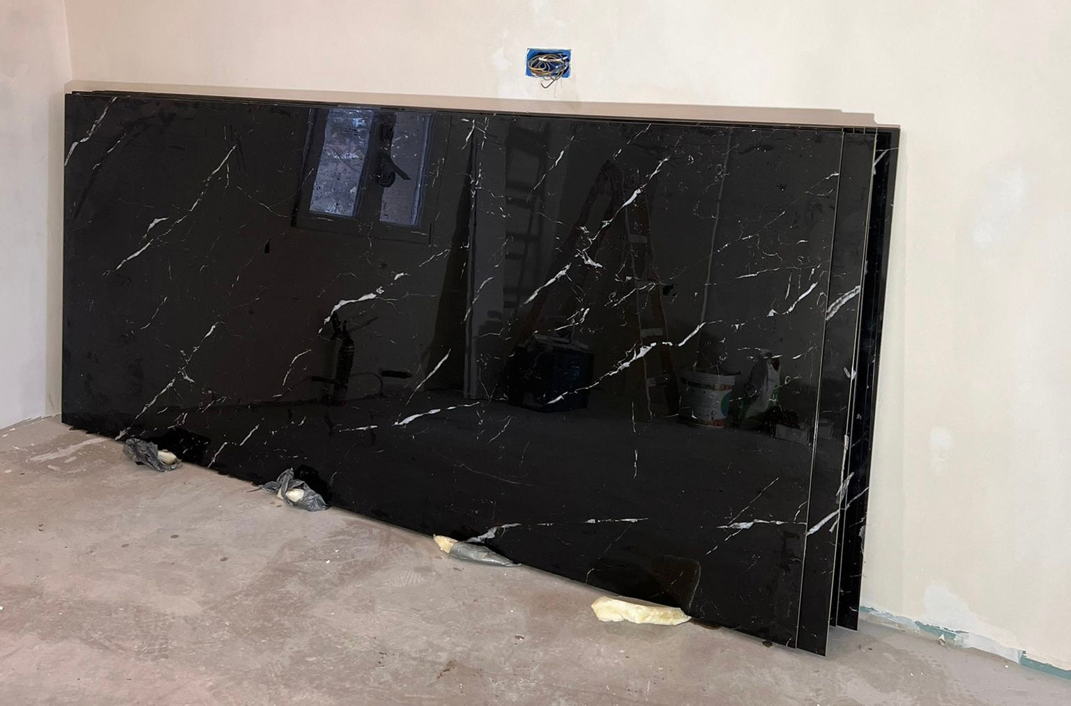 Lastra statuario + lastra marquinia - Lastra Ceramica