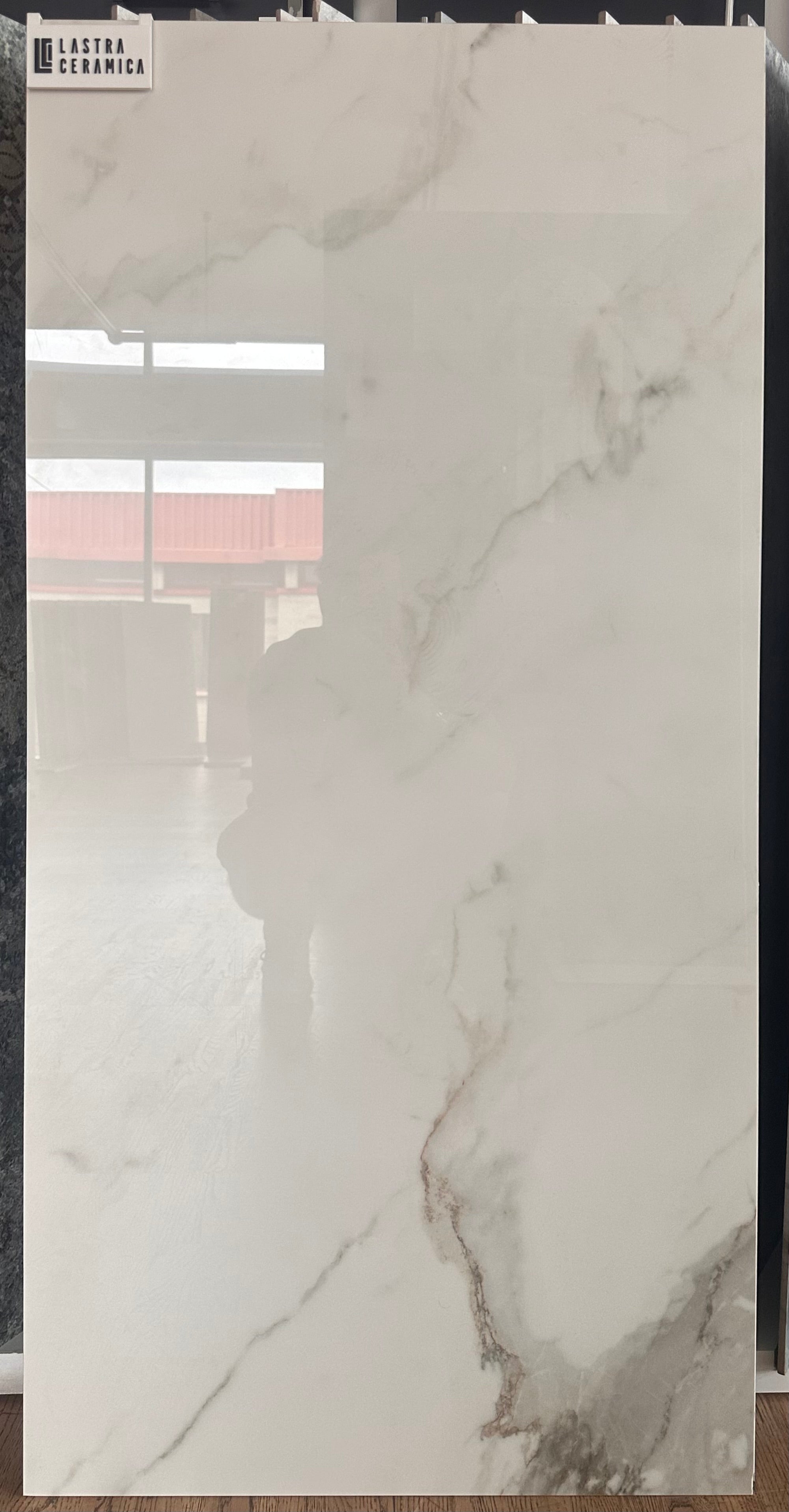 Statuario levigato + onice levigato - Lastra Ceramica