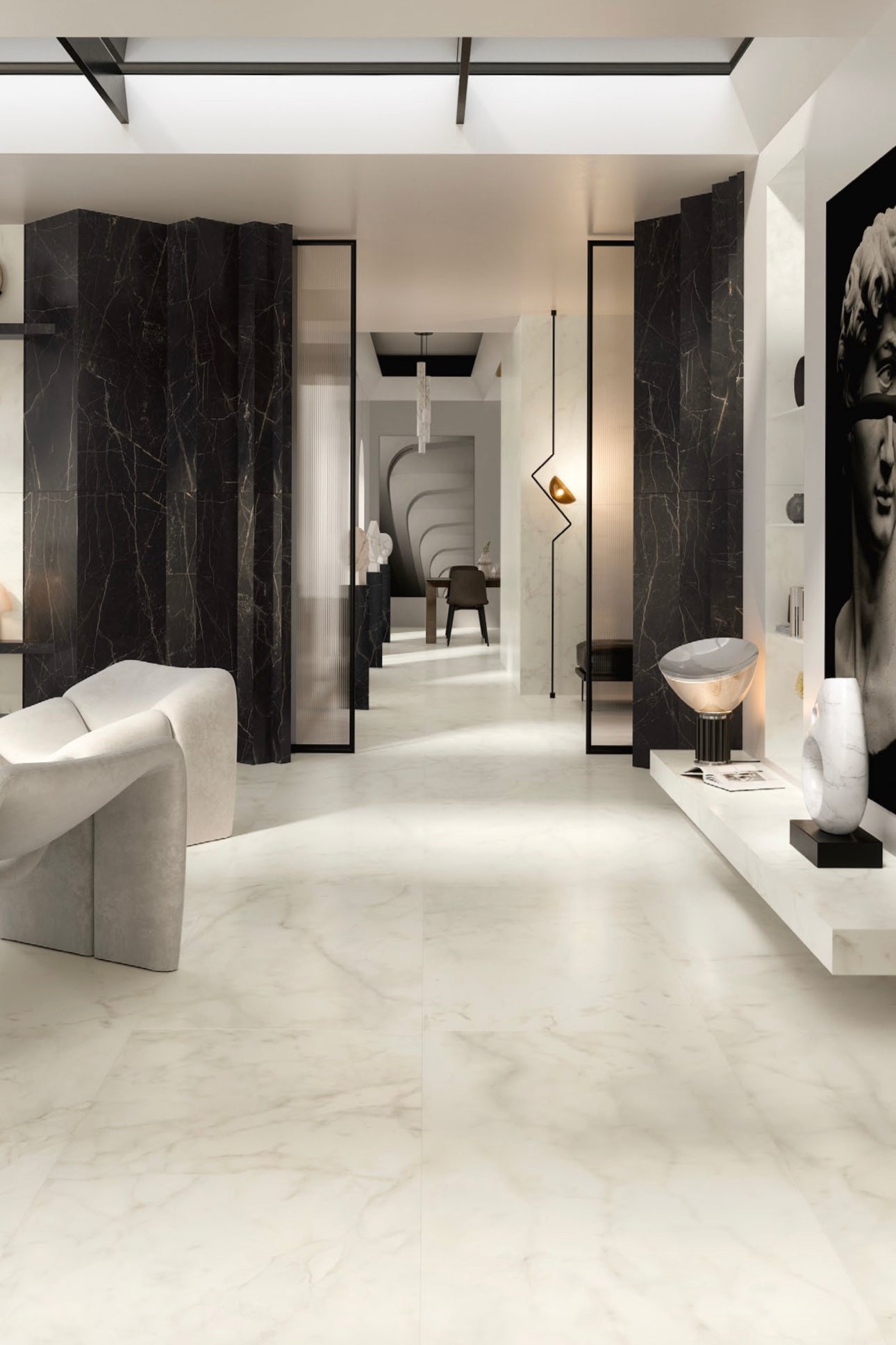 ATLAS CONCORDE - Marvel calacatta delicato 60x120 levigato - Lastra Ceramica