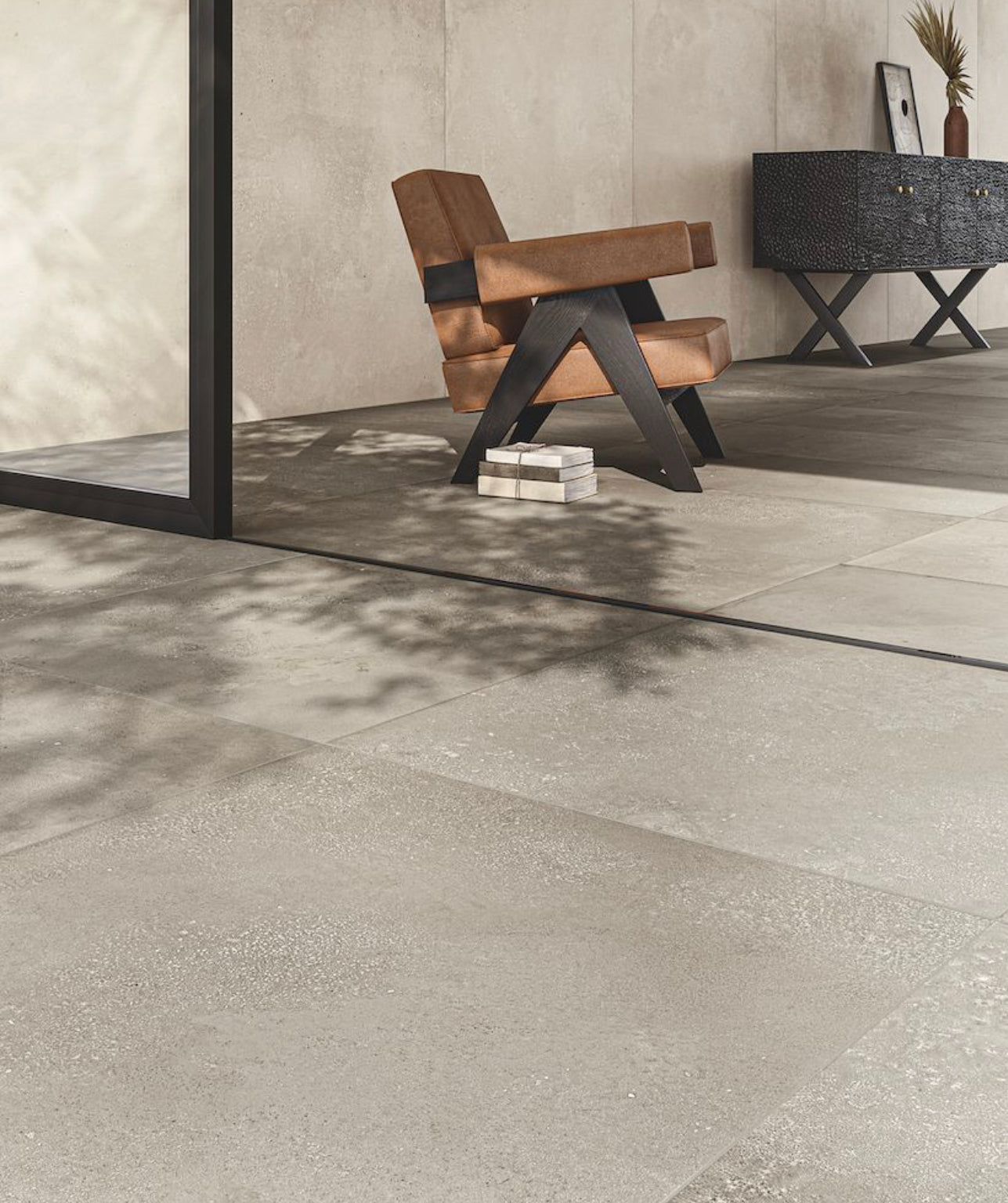 FONDOVALLE - Pigmento Fango 120x120 - Lastra Ceramica