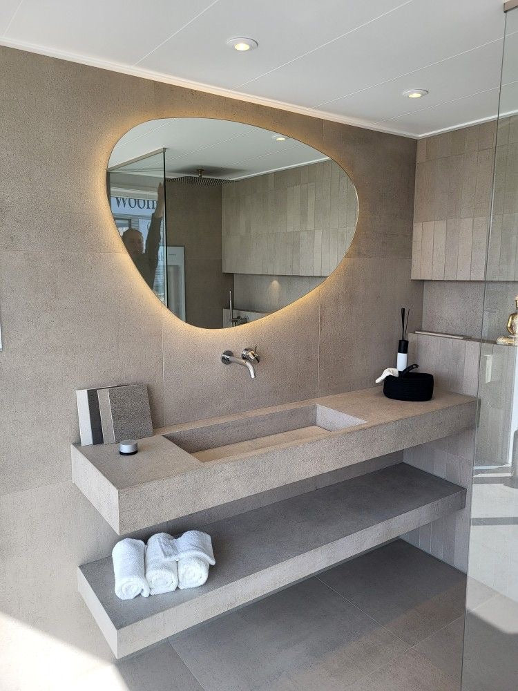 Gres effetto pietra 80x80 - Lastra Ceramica