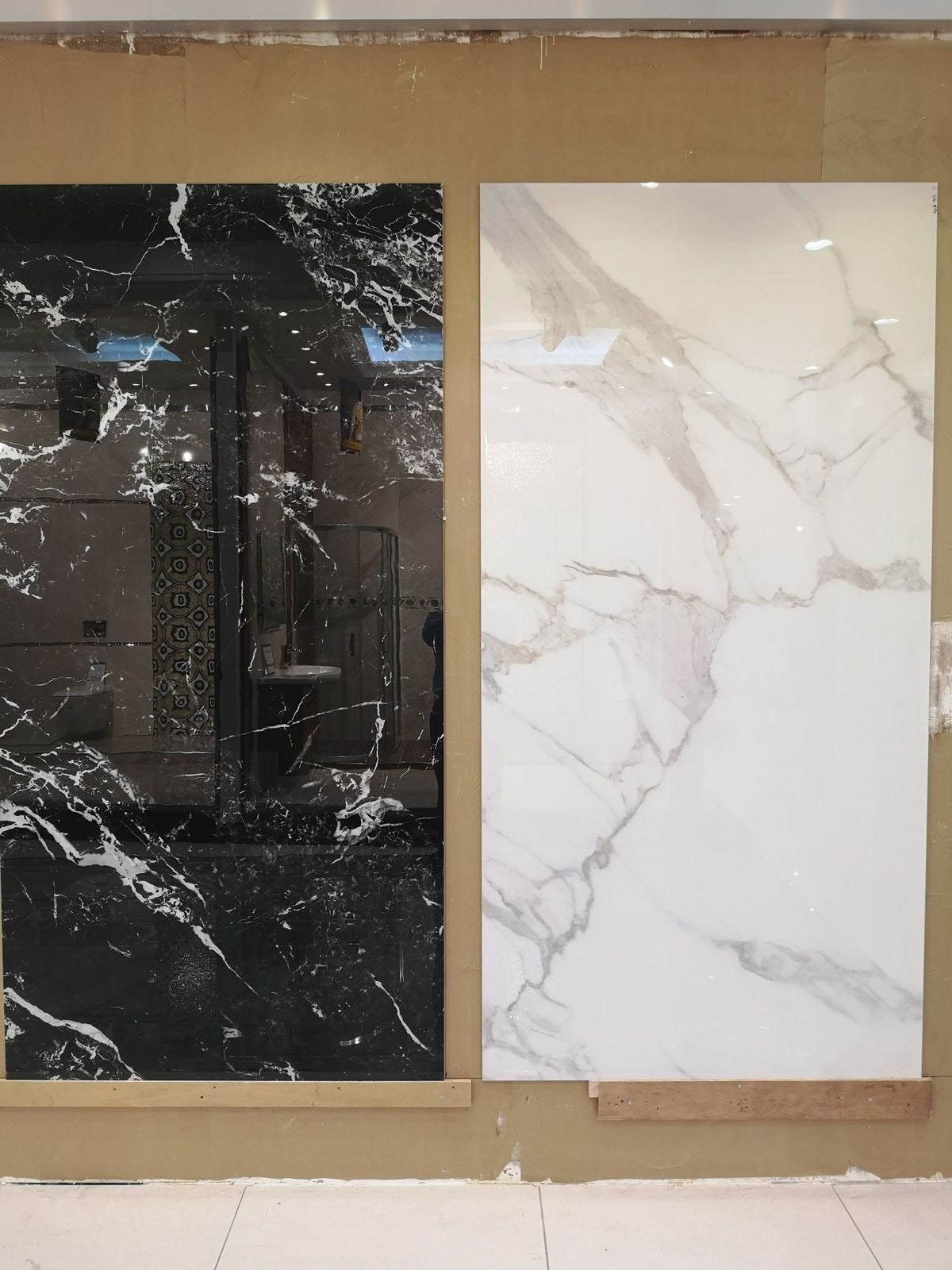 Lastra statuario + lastra marquinia - Lastra Ceramica