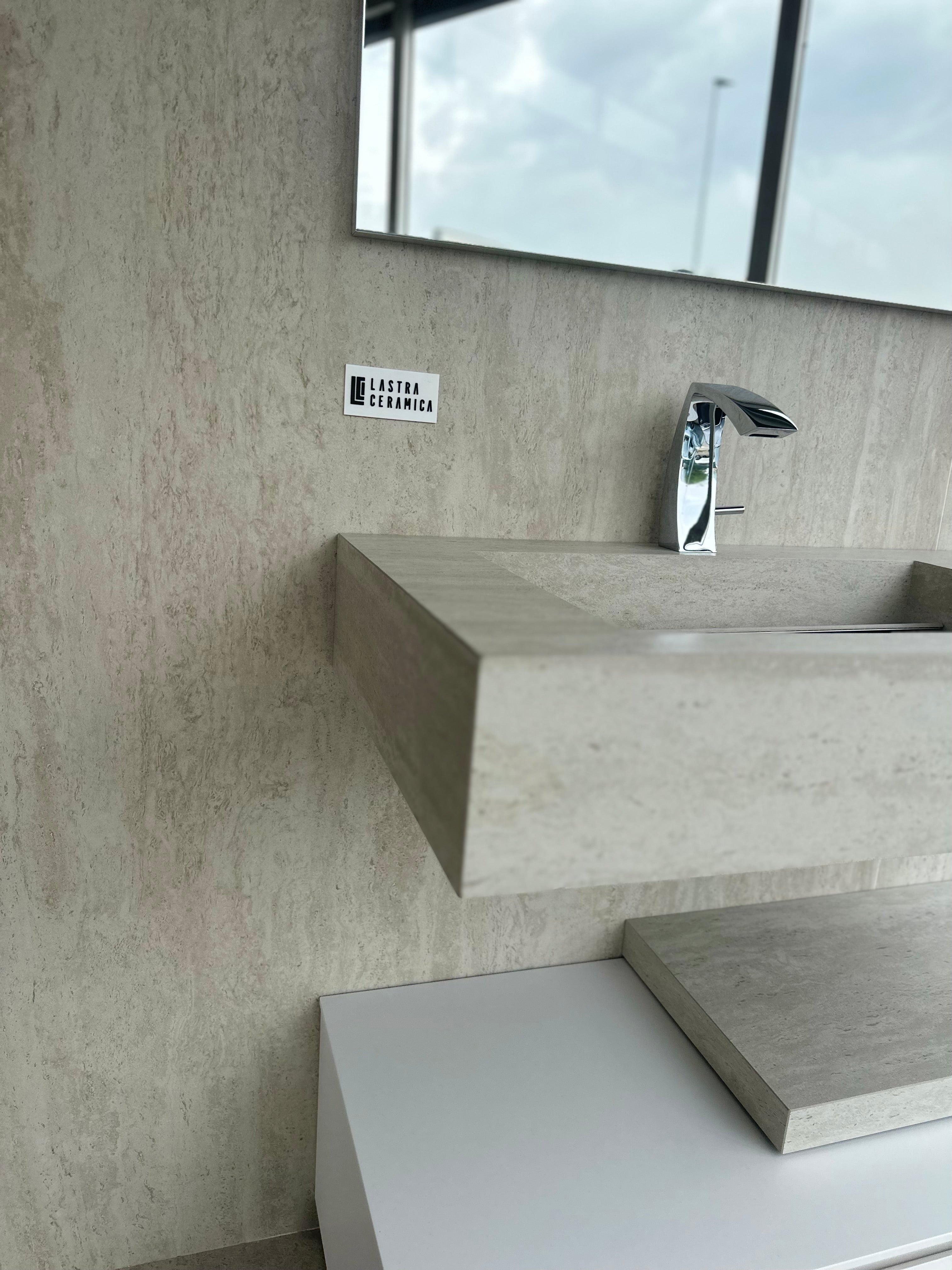 ATLAS CONCORDE - Marvel travertine white 120x120 - Lastra Ceramica