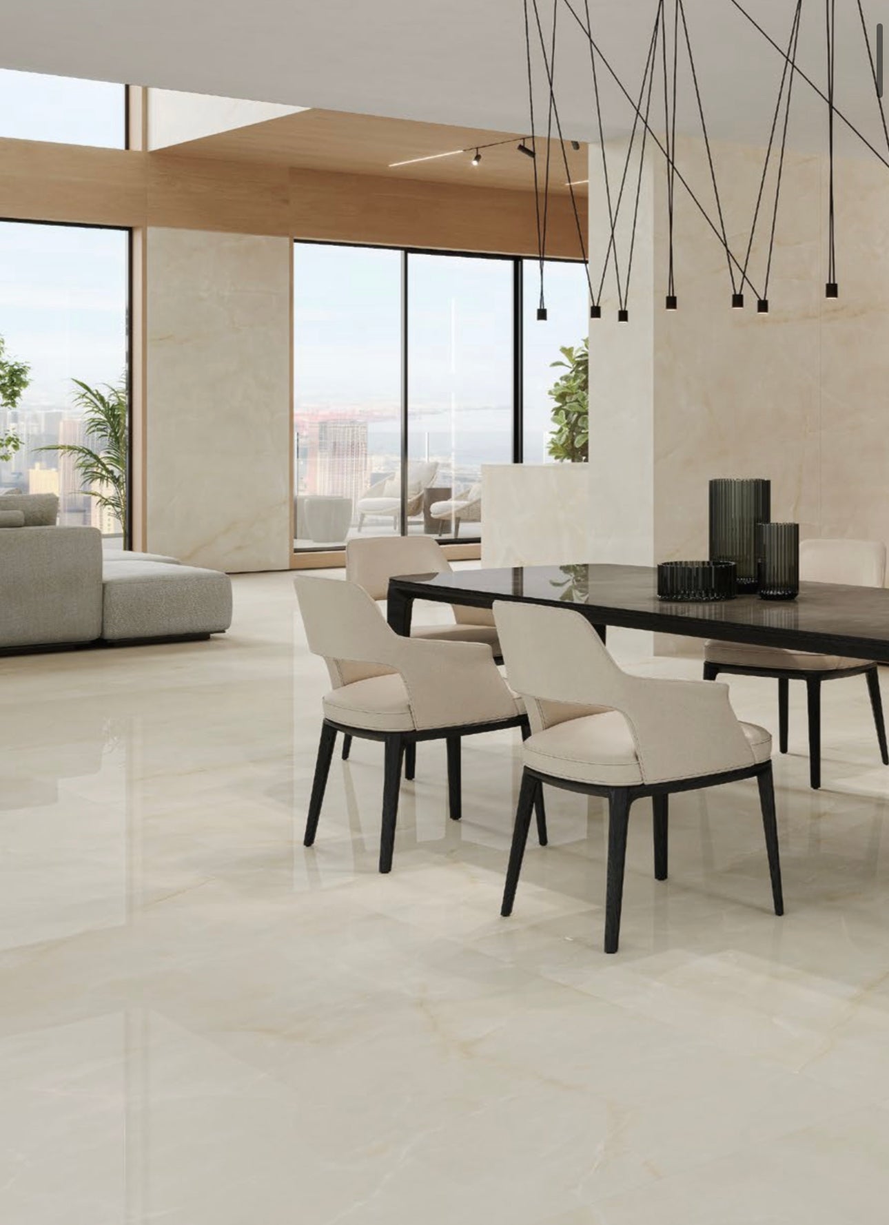 ATLAS CONCORDE - Onyx White 60x120 levigato - Lastra Ceramica