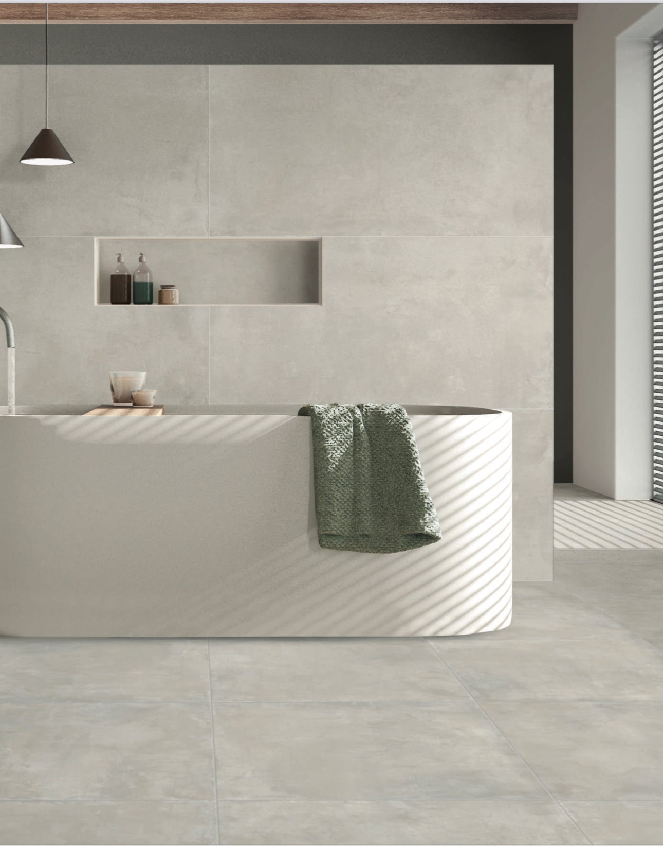 Cemento grey 60x120 - Lastra Ceramica