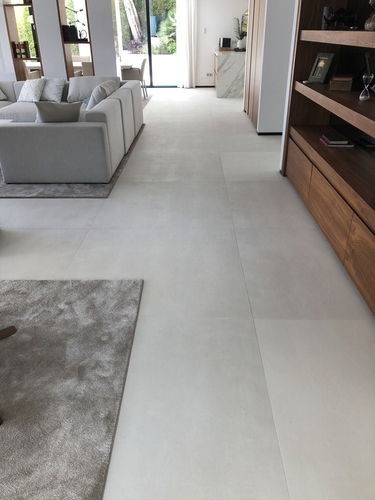 Gres effetto cemento concrete grey 60x120 - Lastra Ceramica